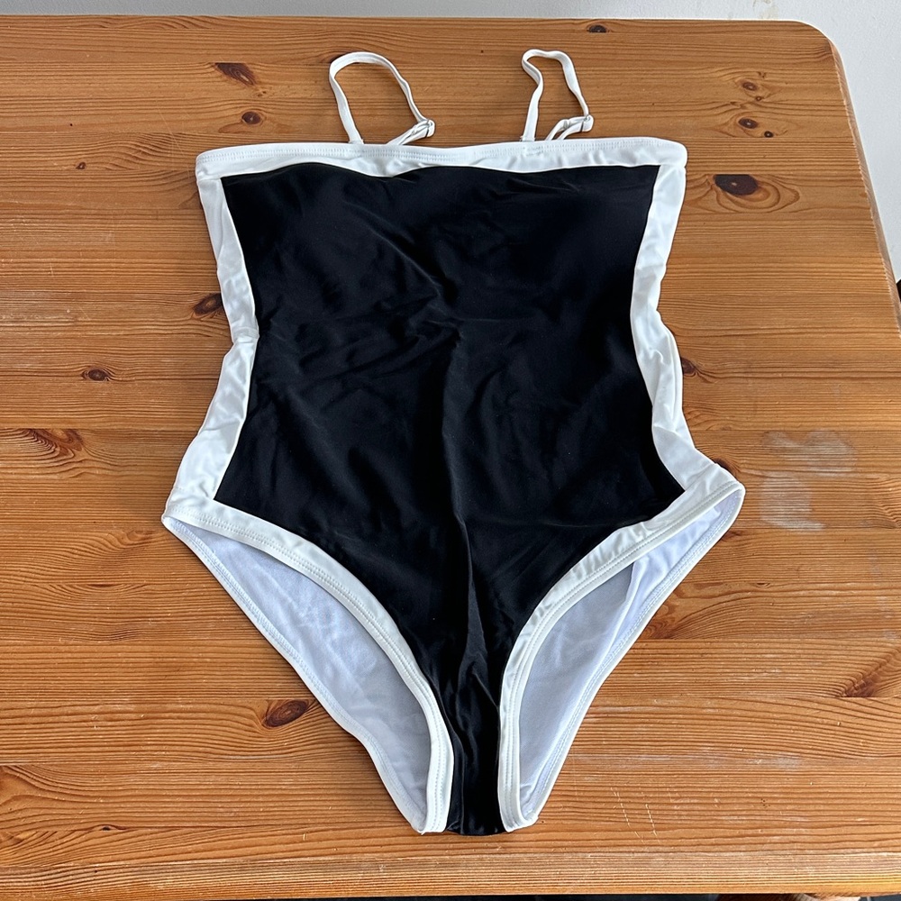 Stylish Black and White Women’s One Piece